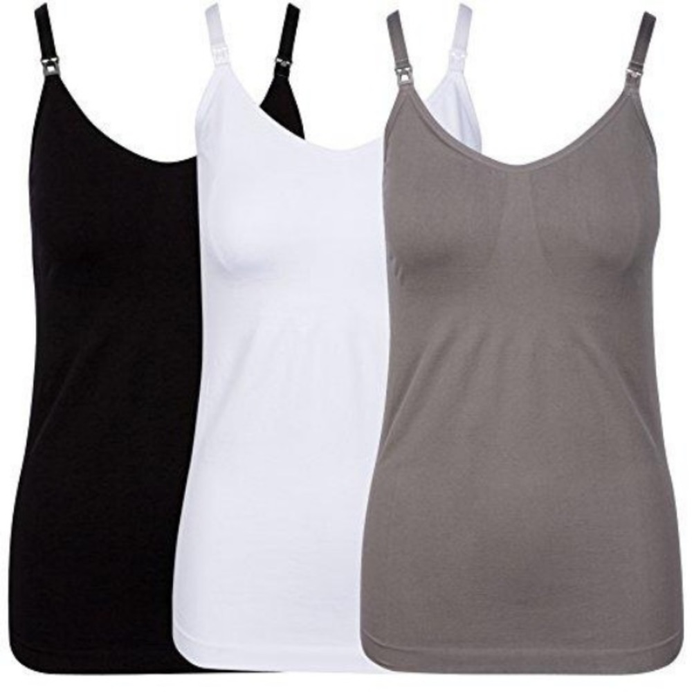 Maternity and Nursing Camisole 3 Pack